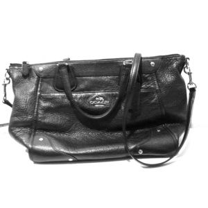Coach black hobo bag